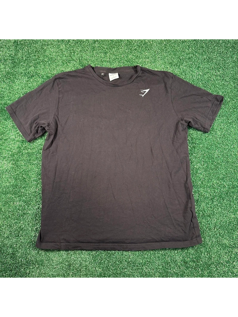 Gymshark black short sleeve shirt size large men’s